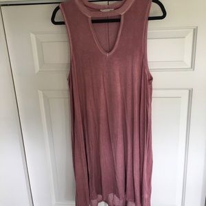 American eagle, dusty rose, shift dress